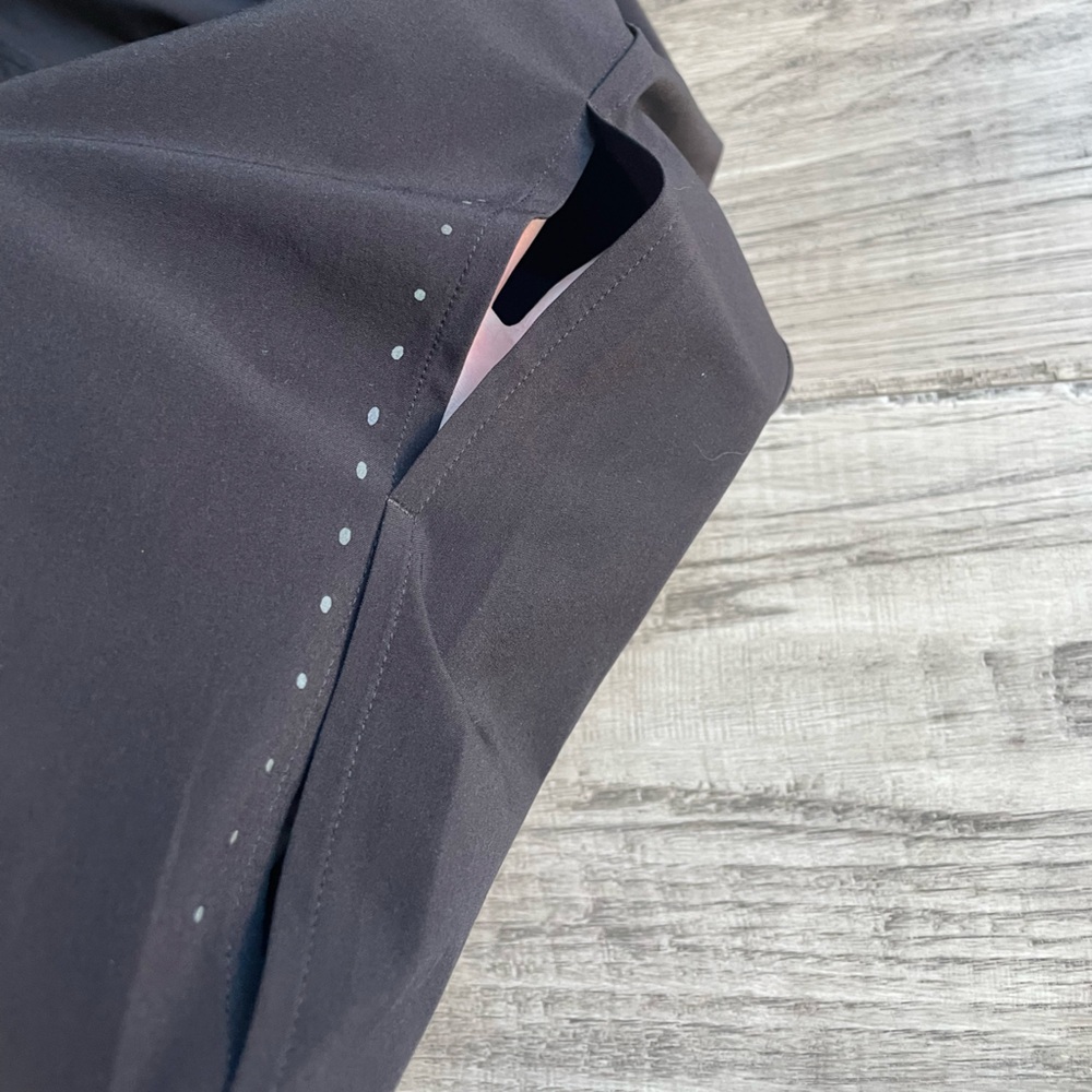 Lululemon Adapted State High Rise Jogger *Airflow” Leg Slits Black Color SZ 10 - Picture 9 of 16